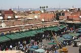 5591_Marrakech - Jamma El Fna en de daken van de Medina